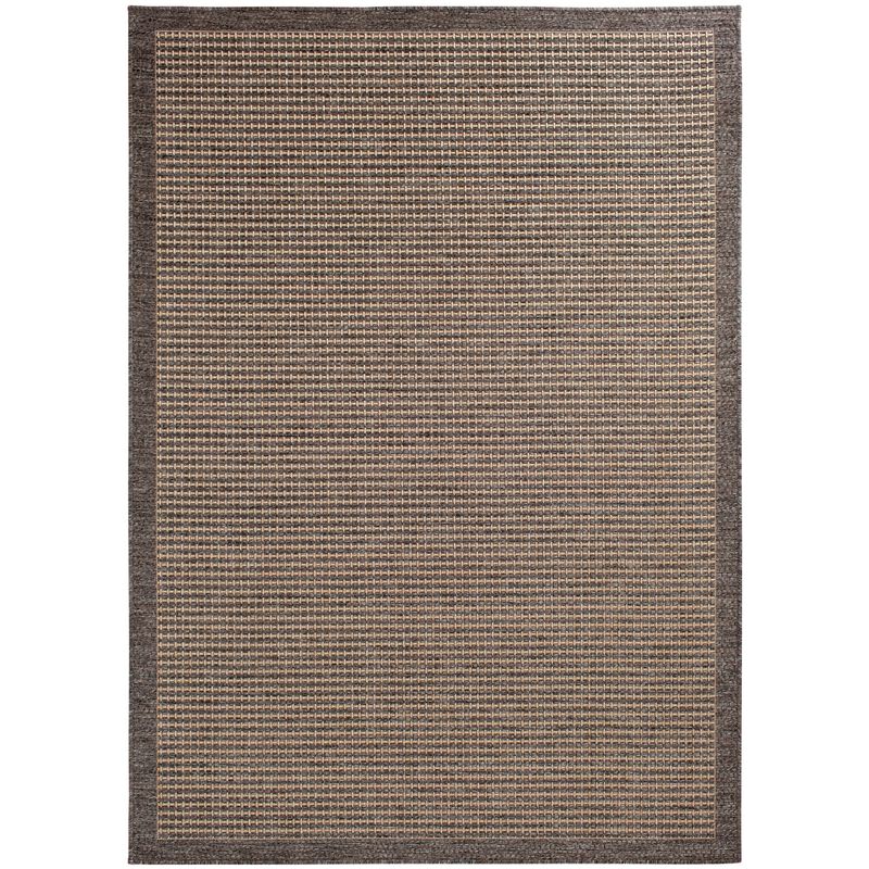 Natco Santorini Collection Avola Outdoor Area Rug 7'10"x9'10" - Pebble/Natural, , hires