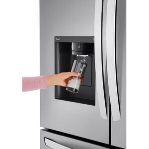 LG 36 in. 30.7 cu. ft. Smart French Door Refrigerator with Ice & Water Dispenser - PrintProof Stainless Steel, , hires