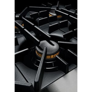 JennAir Rise Series 48 in. 6.3 cu. ft. Smart True European Convection Double Oven Dual Fuel Range with 4 Sealed Burners, Grill & Griddle - Stainless Steel, , hires