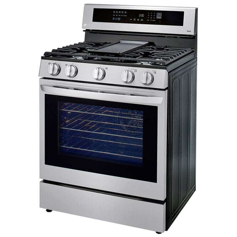 LG InstaView 30 in. 5.8 cu. ft. Smart Air Fry Convection Oven