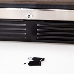 Avanti 24 in. Undercounter Wine Cooler with Wood Racks, Single Temperature Zone & 50 Bottle Capacity - Stainless Steel, , hires