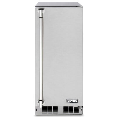 Lynx Professional Series 15 in. Built-In Undercounter Outdoor Ice Maker with 18 lb. Ice Storage & Digital Control - Stainless Steel | LN15ICE