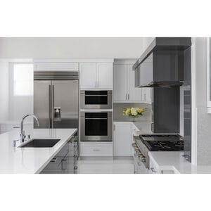 Wolf 48 in. 6-Burner Natural Gas Rangetop with Griddle & Power Burner - Stainless Steel, , hires