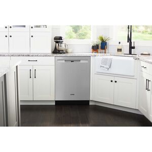 Maytag 24 in. Built-In Dishwasher with Front Control, 50 dBA Sound Level, 14 Place Settings, 5 Wash Cycles & Sanitize Cycle - Fingerprint Resistant Stainless, Fingerprint Resistant Stainless, hires