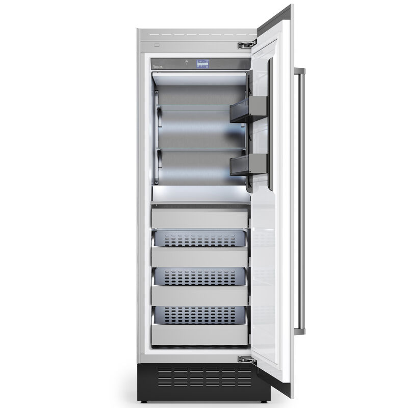 Viking 30 in. 16.0 cu. ft. Built-In 4-Drawers Upright Freezer with Ice-Maker & Adjustable Shelves - Custom Panel Ready, , hires