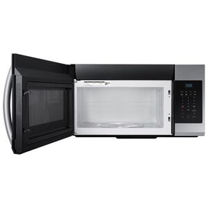 Samsung 30 in. 1.7 cu. ft. 1000W Over-the-Range Microwave with 300 CFM - Stainless Steel, Stainless Steel, hires