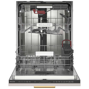KitchenAid 24 in. Top Control Dishwasher with 39 dBa Sound Level & 3rd-Rack - Custom Panel Ready, Custom Panel Required, hires
