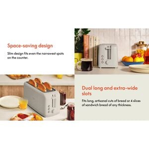 Bella Fits-anywhere Kitchenware 4-Slice Slim Toaster, , hires