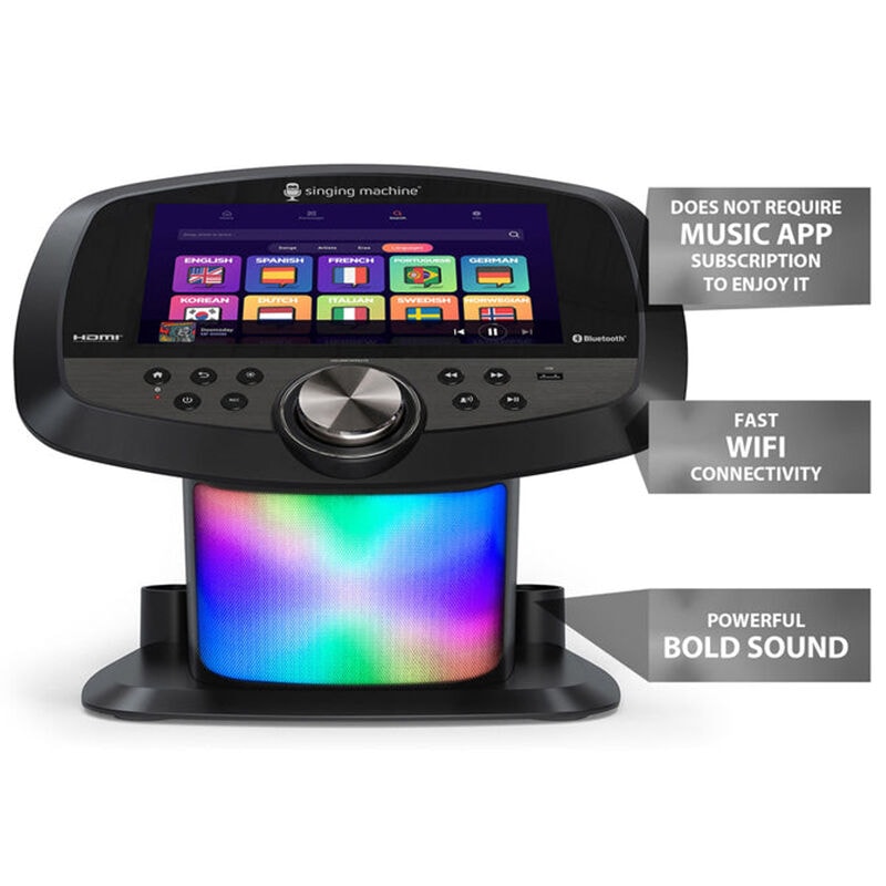 Singing Machine Karaoke Hub 2.0 - Black, , hires