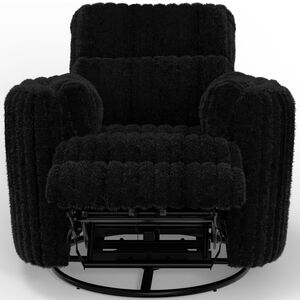 Catnapper Daydream Swivel Glider Recliner - Black, Black, hires