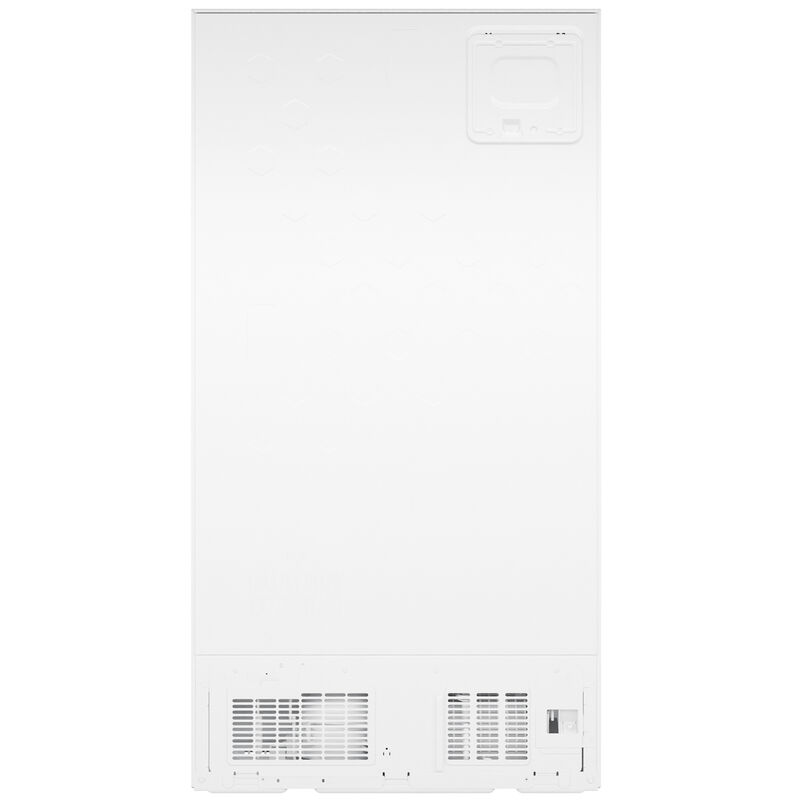 GE 36 in. 27.9 cu. ft. Side-by-Side Refrigerator with Ice & Water Dispenser - White, White, hires