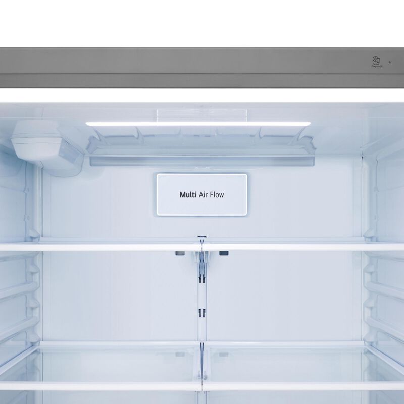 LG 33 in. 25.5 cu. ft. Smart Bottom Freezer Refrigerator with Ice Maker - PrintProof Stainless Steel, , hires