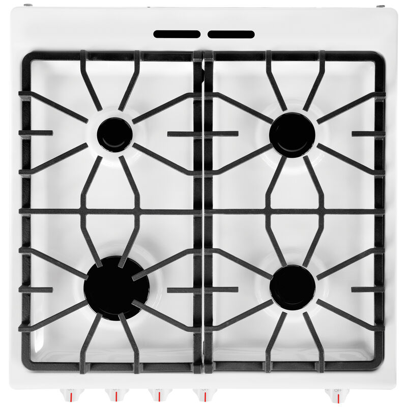 Frigidaire 24 in. 1.9 cu. ft. Gas Range with 4 Sealed Burners - White, White, hires