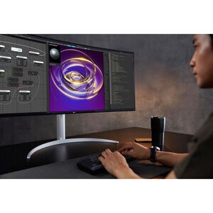 LG 40" Curved UltraWide 5K2K Nano IPS Monitor with Thunderbolt 4 Connectivity, , hires