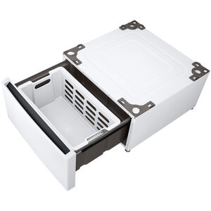 LG 27 in. Pedestal Storage Drawer with Basket - White, , hires