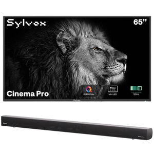 Sylvox - Cinema Pro 65" Class Full Sun 4K UHD QLED Smart Google Outdoor TV, , hires
