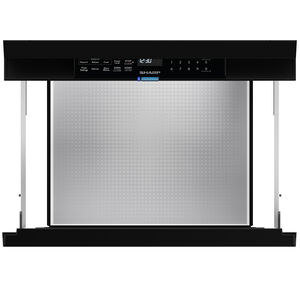 Sharp 24 in. 1.2 cu. ft. 950W Smart Drawer Microwave with Sensor Cooking - Black, , hires