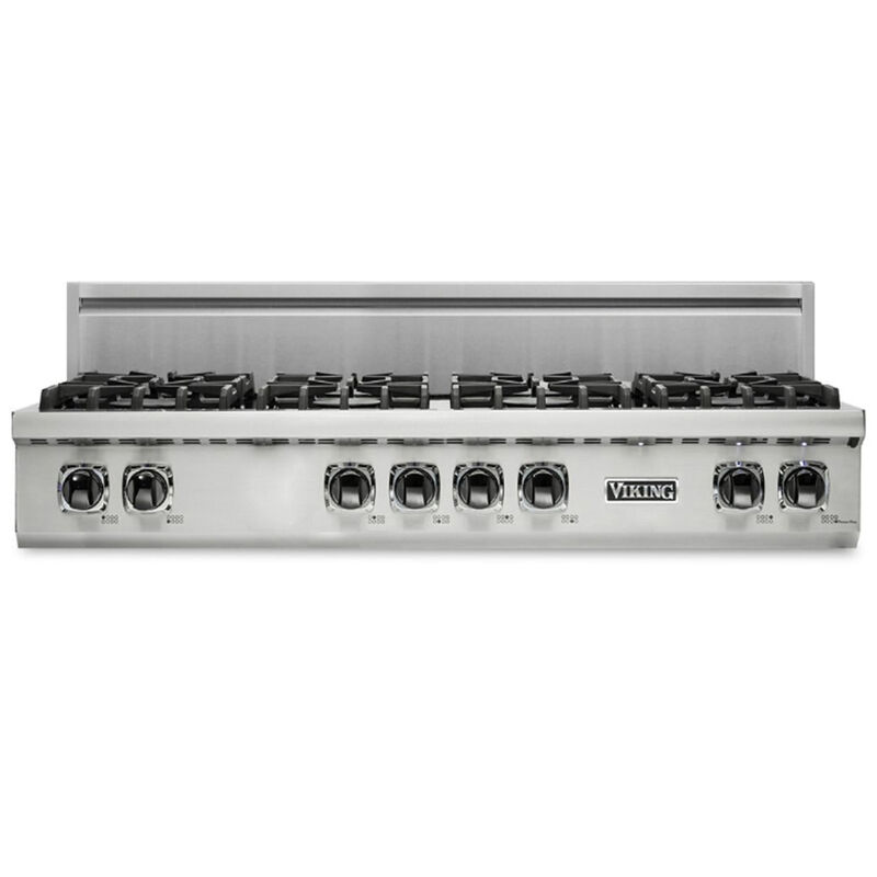 Viking 5 Series 48" Slide-In Gas Cooktop with 8 Sealed Burners - Stainless Steel, , hires