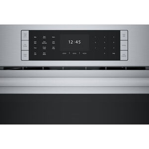 Bosch Benchmark Series 30 in. 4.6 cu. ft. Electric Single Wall Oven with True European Convection - Stainless Steel, , hires
