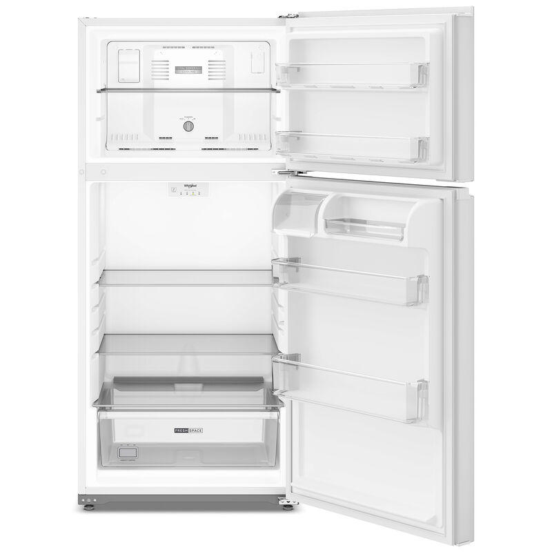 Whirlpool 28 in. 14.3 cu. ft. Top Freezer Refrigerator - White, White, hires
