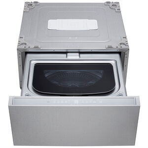 LG Signature 29 in. 1.0 cu. ft. SideKick Pedestal Washer - Brushed Platinum Steel, , hires