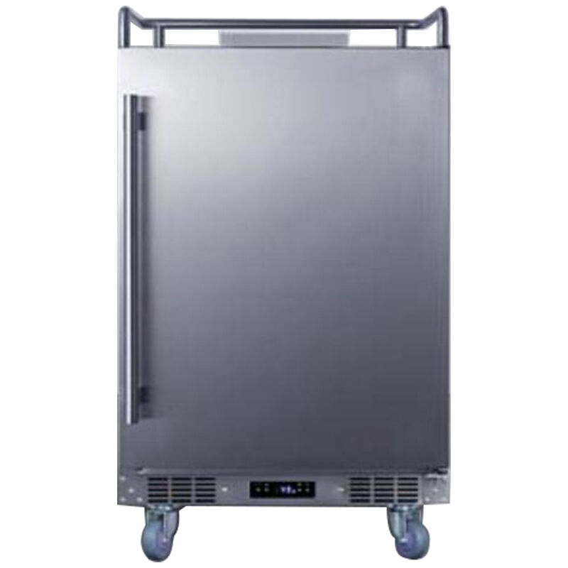 Summit 24 in. 5.6 cu. ft. Commercial Kegerator (No tap kit included) - Stainless Steel, , hires
