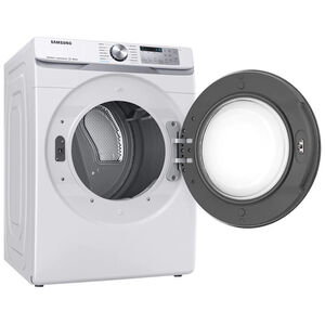 Samsung 27 in. 7.5 cu. ft. Smart Stackable Electric Dryer with Sanitize+, Steam Cycle & Sensor Dry - White, White, hires
