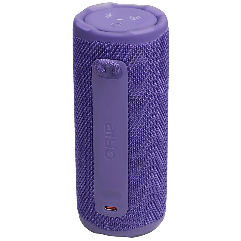 JBL Grip Compact Bluetooth Speaker with Bold Pro Sound & Ambient light - Purple, Purple, hires