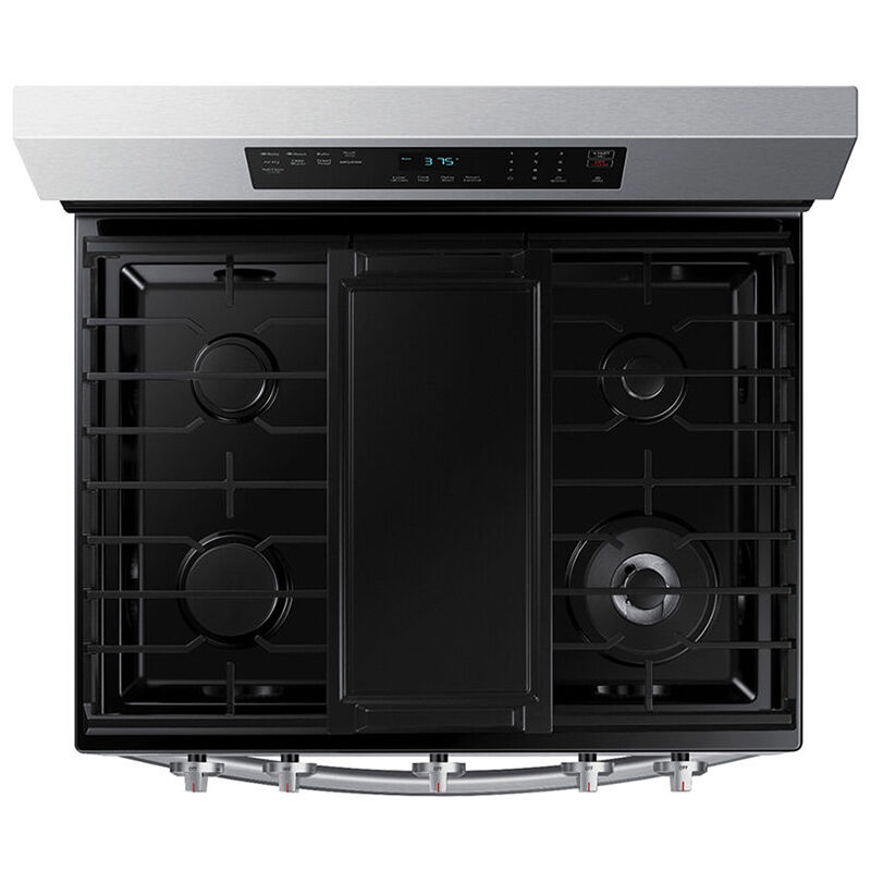 proglasiti kauboj Kost  Samsung 30 in. 6.0 cu. ft. Smart Air Fry Convection Oven Freestanding Gas  Range with 5 Sealed Burners & Griddle - Stainless Steel | P.C. Richard & Son