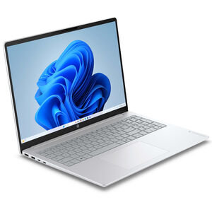 HP OmniBook 3 16 in. Touch Screen Notebook with Copilot, AMD Ryzen 3 30, 2.4 GHz, 4-Core CPU, AMD Radeon 610M GPU, 8 GB RAM, 256 GB SSD, up to 14.25 Hrs. of Battery Life & Windows 11 Home - Glacier Silver, , hires