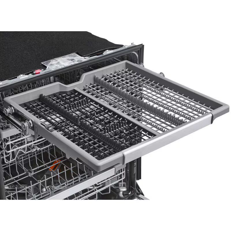 LG 24 in. Top Control Smart Dishwasher with 42 dBa Sound Level & 3rd-Rack - Black Stainless, Black Stainless, hires