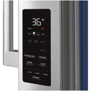 Maytag 36 in. 28.9 cu. ft. 4-Door French Door Refrigerator with Ice & Water Dispenser - Fingerprint Resistant Stainless Steel, , hires