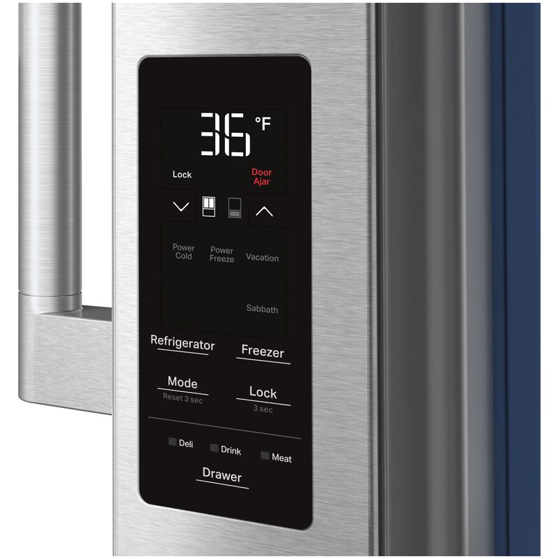 Maytag 36 in. 28.9 cu. ft. 4-Door French Door Refrigerator with Ice & Water Dispenser - Fingerprint Resistant Stainless Steel, , hires