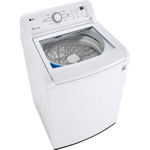 LG 27 in. 4.3 cu. ft. Top Load Washer with 4-Way Agitator & TurboDrum Technology - White, , hires