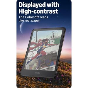 Amazon Kindle Colorsoft Signature Edition (32 GB) With color display, auto-adjusting front light, wireless charging, and long battery life - Metallic Black, , hires