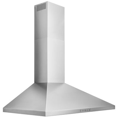 Broan 36 in. Chimney Style Range Hood with 3 Speed Settings, 450 CFM & 2 LED Lights - Stainless Steel | BWP1364SS