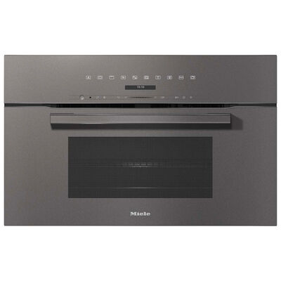 Miele VitroLine 30 in. 1.5 cu. ft. Smart Speed Electric Single Wall Oven with Standard Convection - Graphite Gray | H7270BMGG