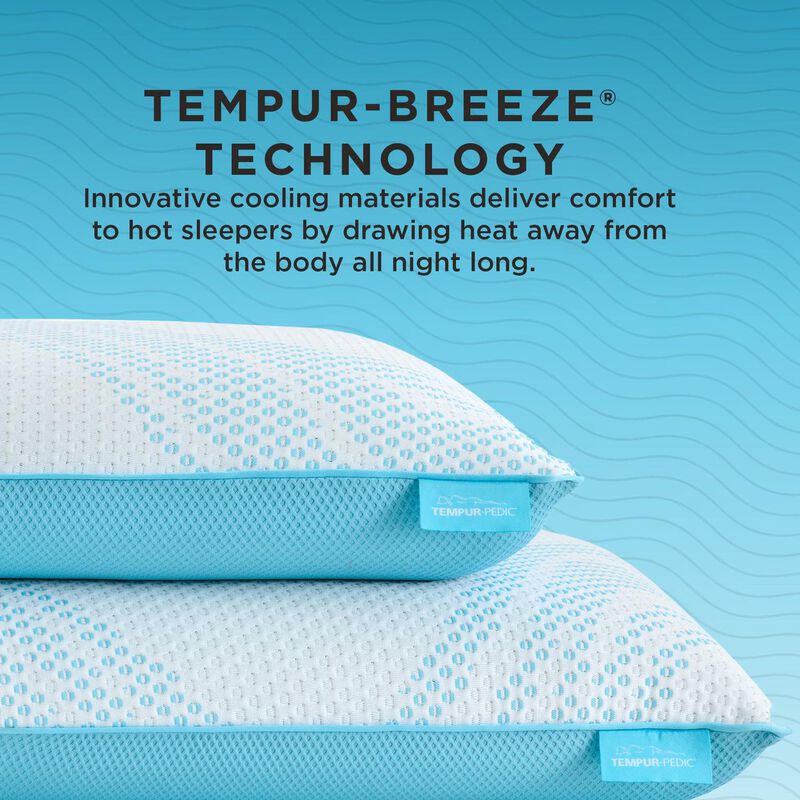 Tempur-Pedic Breeze ProLO 2.0 Queen Size Pillow, , hires