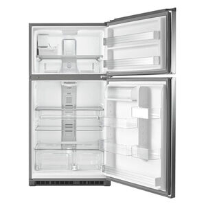 Maytag 33 in. 21.2 cu. ft. Top Freezer Refrigerator - Stainless Steel, Stainless Steel, hires