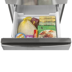 GE 24 in. 11.9 cu. ft. Counter Depth Bottom Freezer Refrigerator - Stainless Steel, , hires