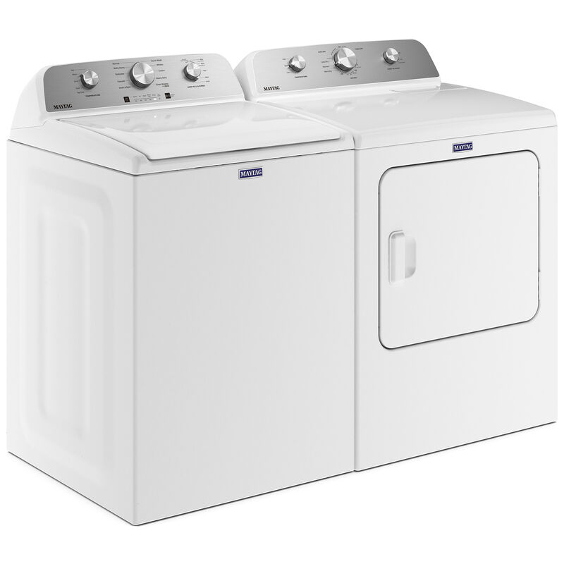 Maytag 27.75 in. 4.5 cu. ft. Top Load Washer with Agitator & Deep Fill Option - White, , hires
