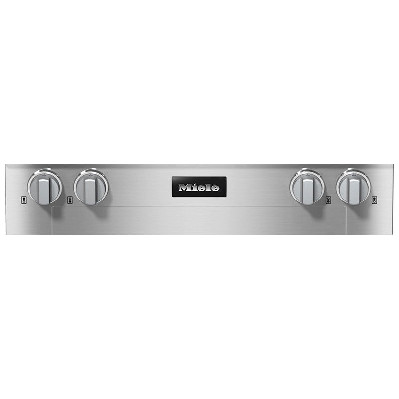 Miele Professional Series 30 in. 4-Burner Natural Gas Rangetop with Simmer & Power - Clean Steel, , hires