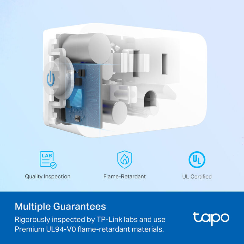 TP-Link - Tapo Smart Wi-Fi Plug Mini with Matter (3-pack) - White