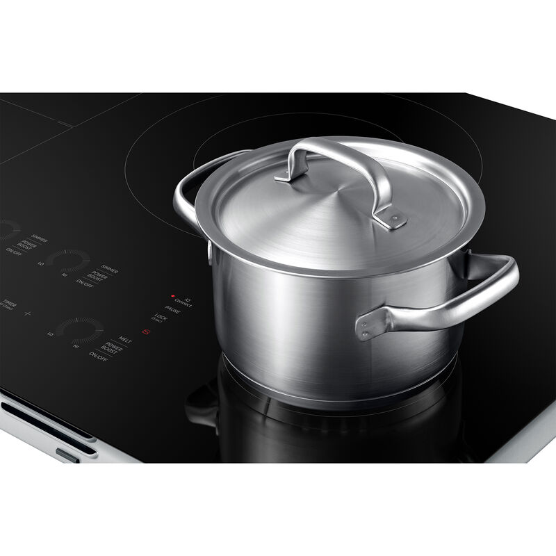 Dacor Transitional Series 30 in. Induction Smart Cooktop with 4 Smoothtop Burners - Black Glass, , hires