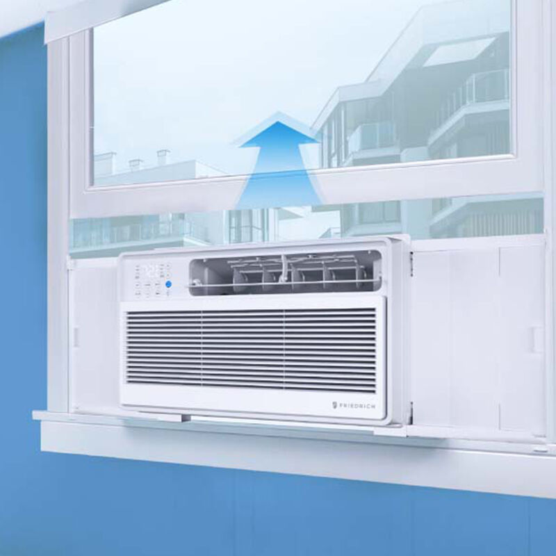 Friedrich Chill Premier Series 8,000 BTU Smart 115V Window Air Conditioner with Inverter, 3 Fan Speeds, Remote Control & R-32 Refrigerant - White, , hires