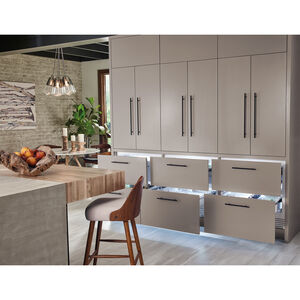 Sub-Zero 30 in. 5.1 cu. ft. Built-in Smart Double Freezer Drawers with Ice-Maker - Custom Panel Ready, , hires