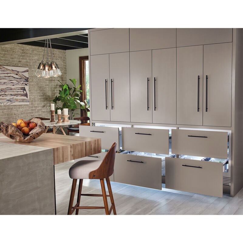 Sub-Zero 30 in. 5.1 cu. ft. Built-in Smart Double Freezer Drawers with Ice-Maker - Custom Panel Ready, , hires