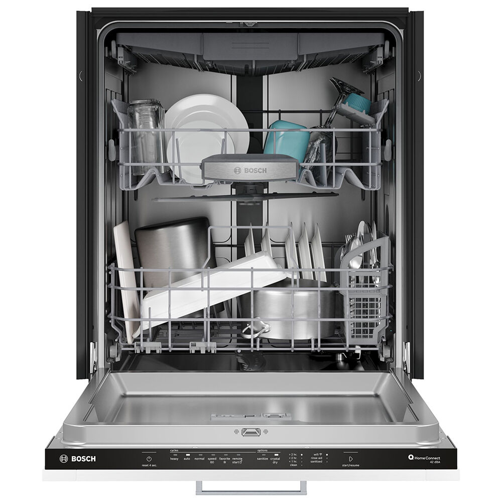 Bosch 800 Series 24 in. Top Control Smart Dishwasher with 42 dBA