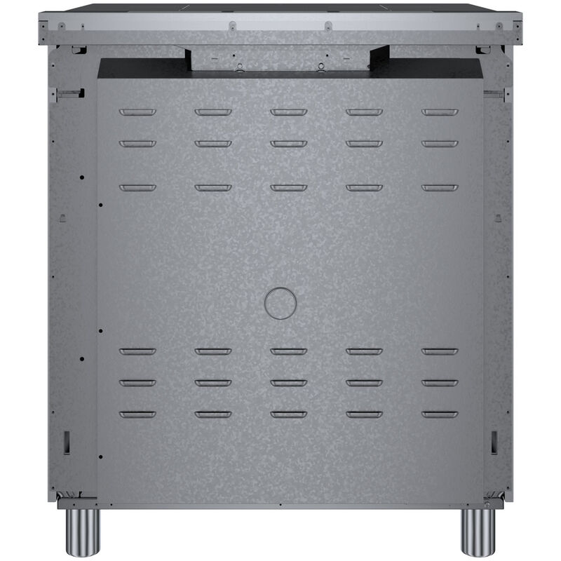 Bosch 800 Series 30 in. 3.9 cu. ft. True European Convection Electric Range with 4 Induction Burners - Stainless Steel, , hires