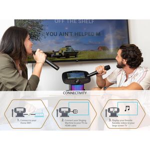 Singing Machine Karaoke Hub 2.0 - Black, , hires